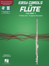 Easy Carols #1 Flute Book with Online Media Access-P.O.P. cover